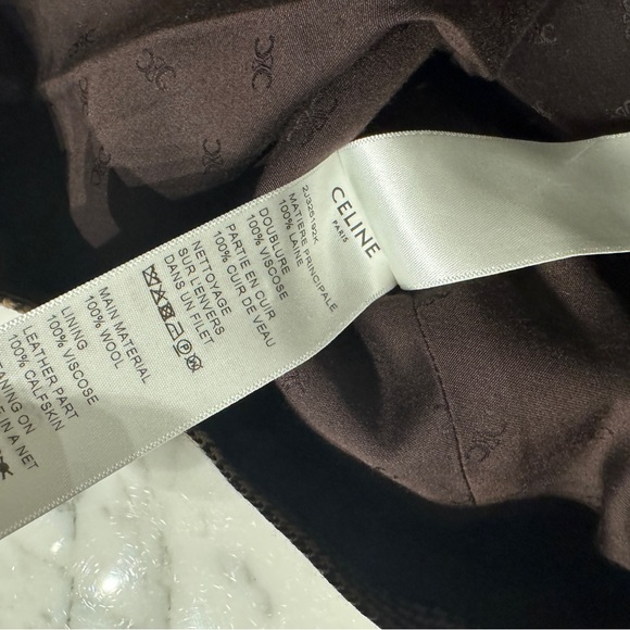 Celine houndstooth pleaded skirt in size 36 - Picture 11 of 12